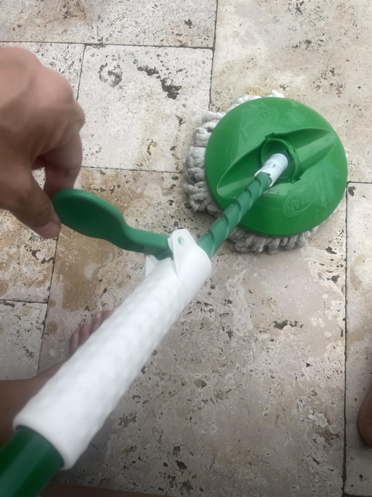 Libman Tornado Spin Mop System with Bucket & Wringer, 1 Refill Head | Microfiber spin mop customer photo 2
