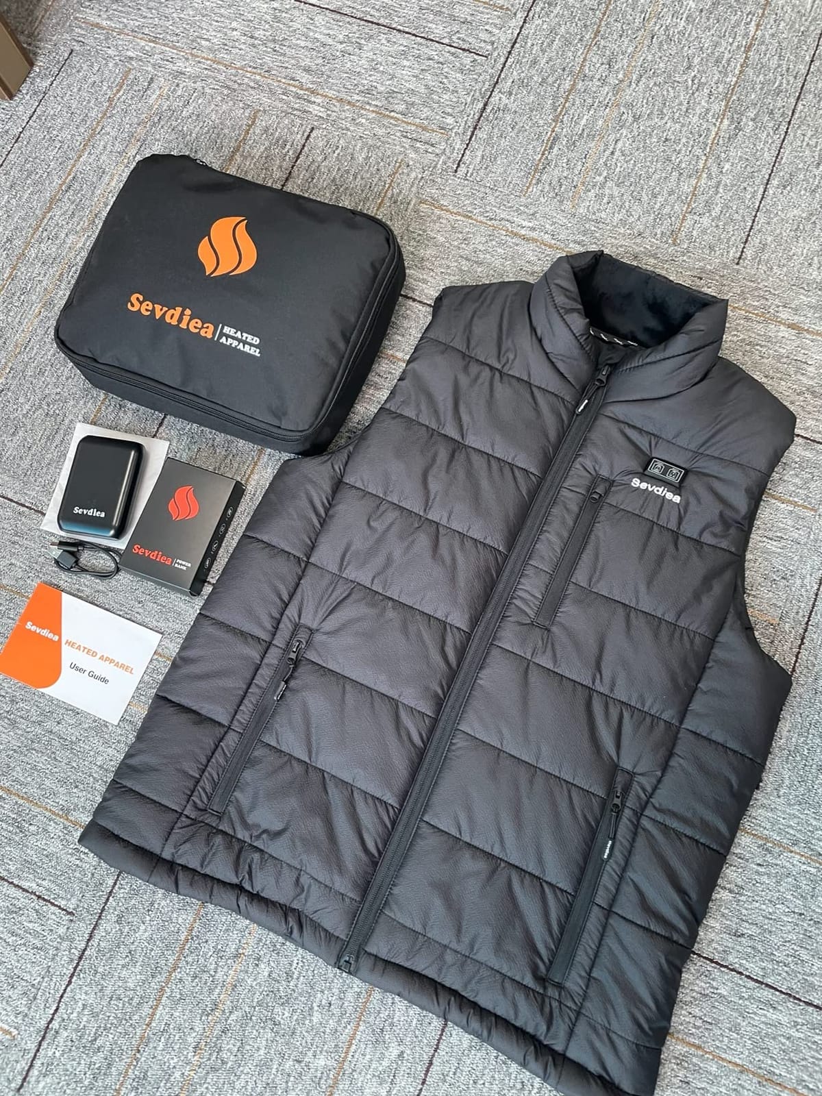 Men's Heated Vest with Battery Pack Included 16000mAh 7.4V, Warming Heated Vest for Men, Heating Vests for Cycling customer photo 2