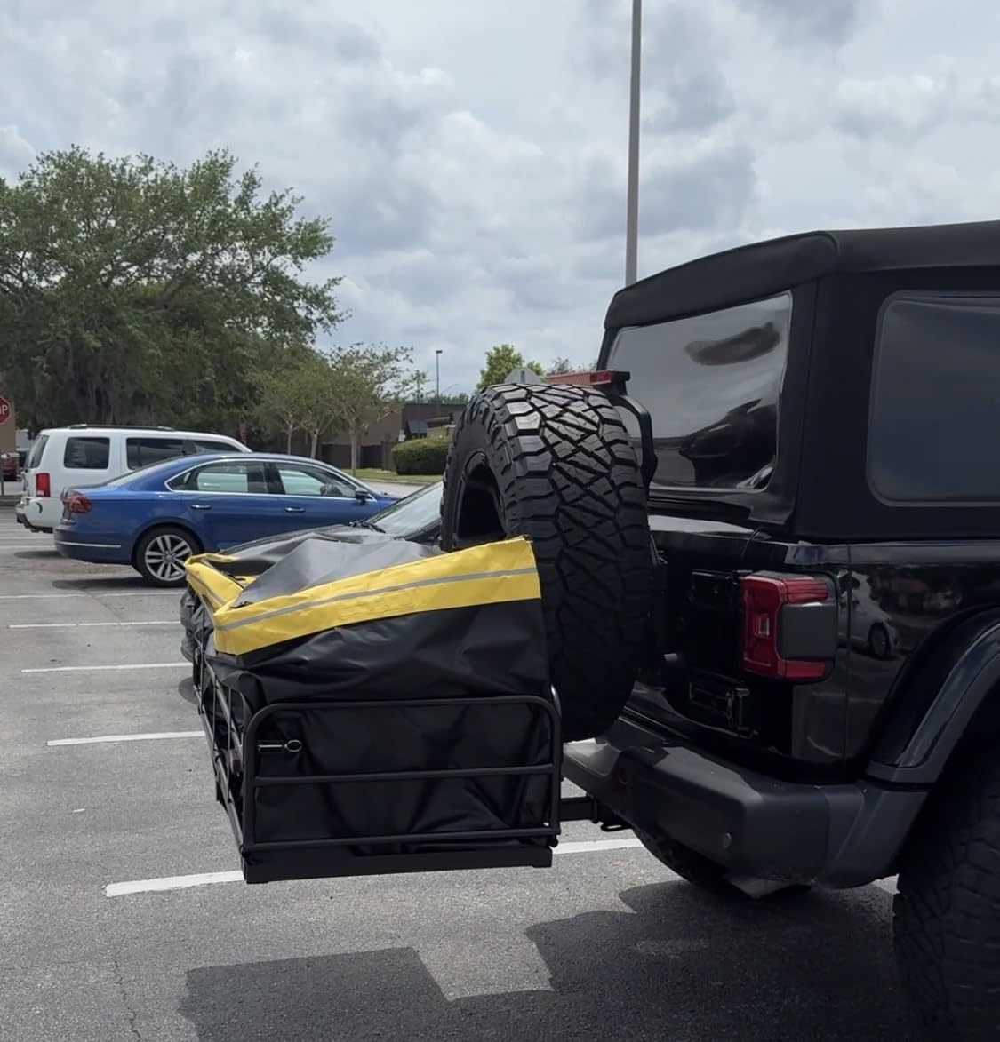 KAIRAY 500 Lbs Heavy Duty Hitch Mount Cargo Carrier 60