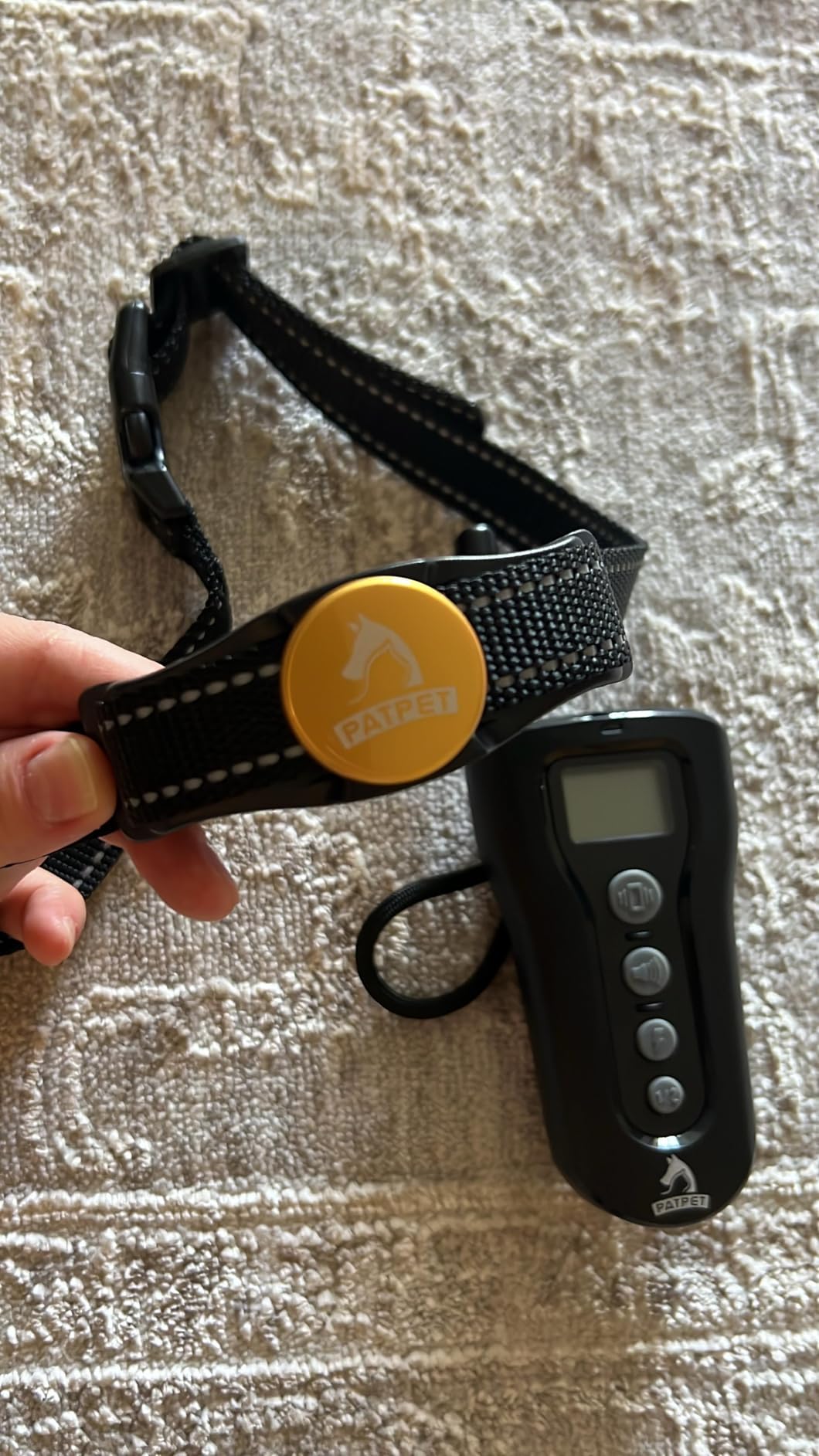 PATPET Shock Collar for Large Dog - Rechargeable Dog Training Collar with Remote for Medium Large Dogs, 1000Ft Remote Range, 3 Training Modes, IPX7 Waterproof customer photo 1