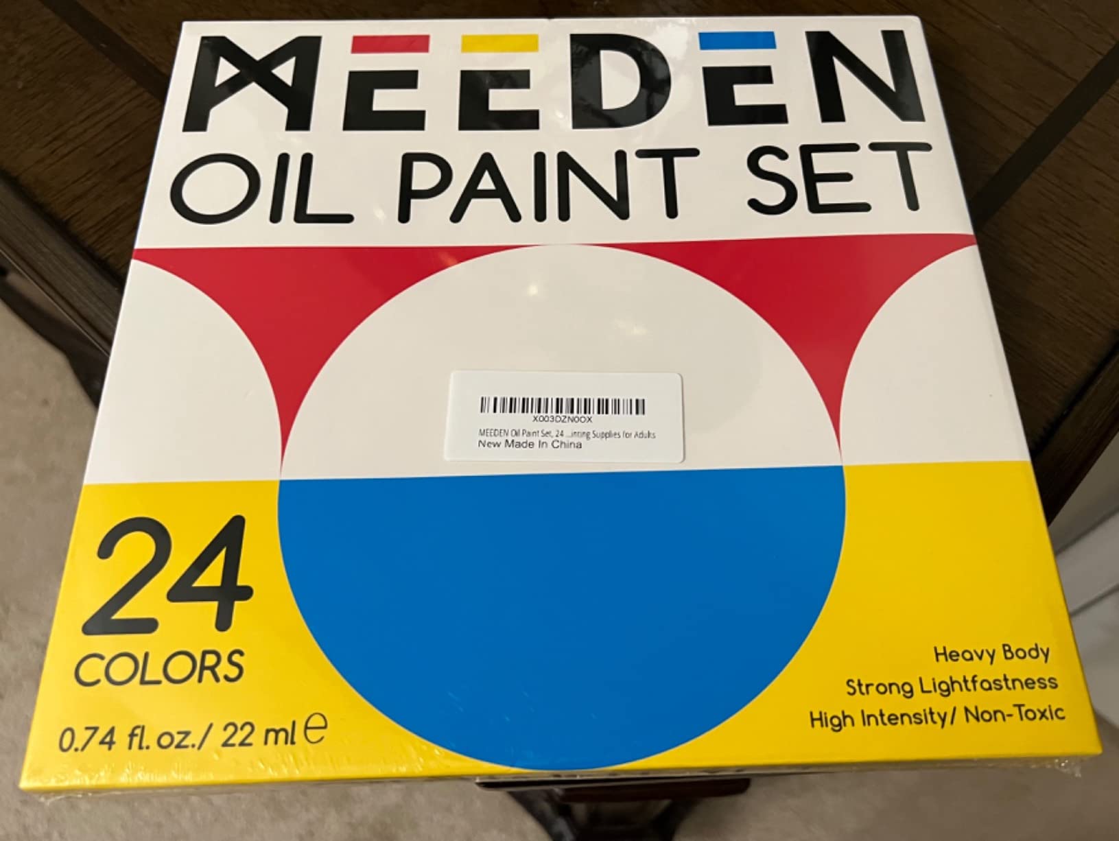 MEEDEN Oil Paint Set, Non-Toxic 24 x 22ml/0.74oz Oil Paints for Canvas Painting customer photo 2