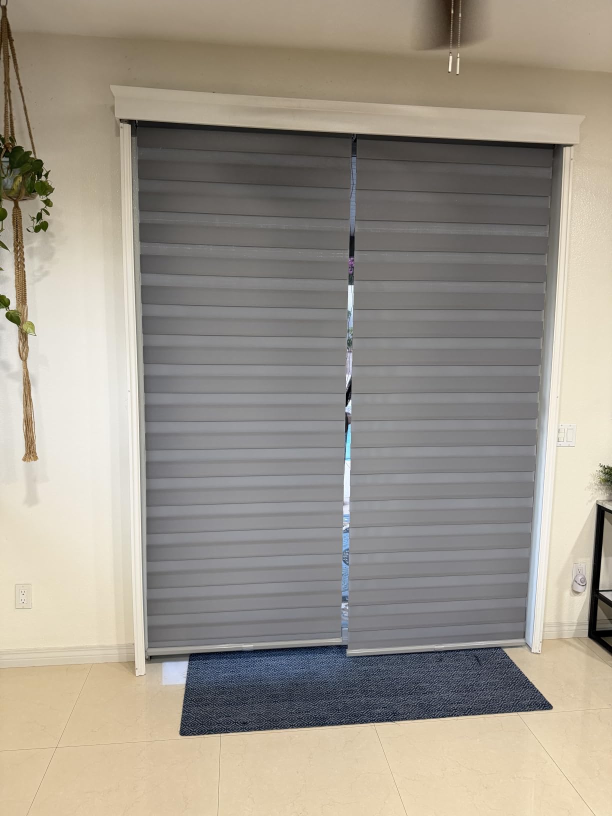 Persilux Cordless Zebra Roller Window Shades Free-Stop Roller Blinds (36