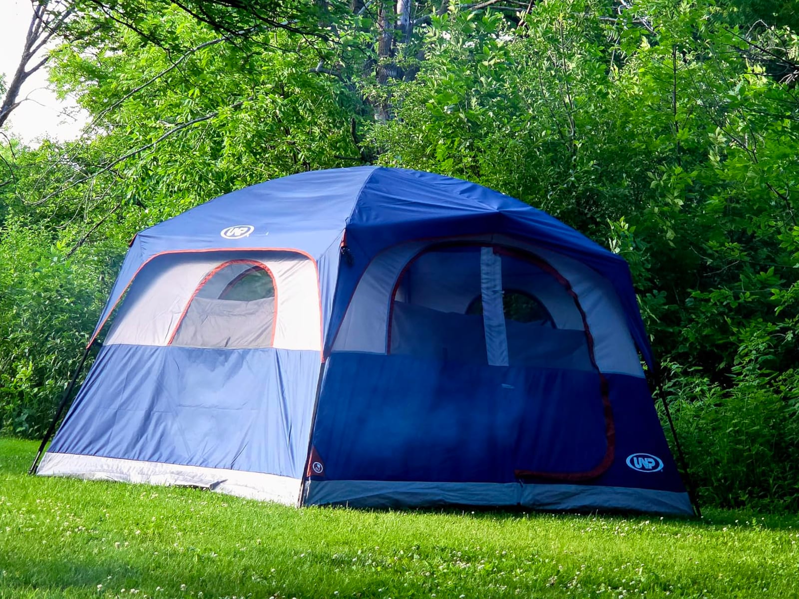 UNP 6 Person Tents for Camping Waterproof Family Cabin Tent with Rainfly | Easy Setup Windproof Double Layer Camping Tent with 1 Mesh Door & 5 Large Mesh Windows 10'X9'X78in(H) customer photo 2