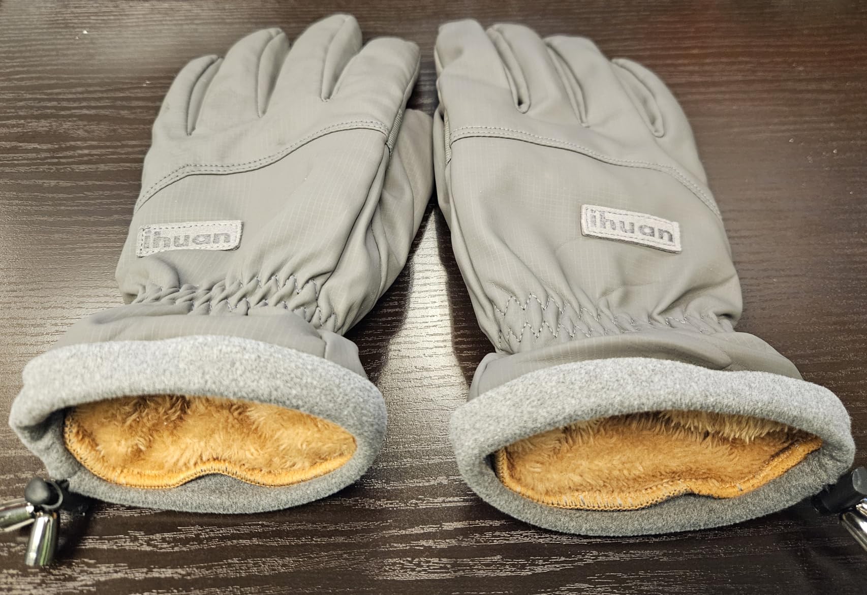 ihuan Winter Waterproof Ski Gloves Men Women, Snow Warm Cycling Cold Weather, Driving Biking Running customer photo 2