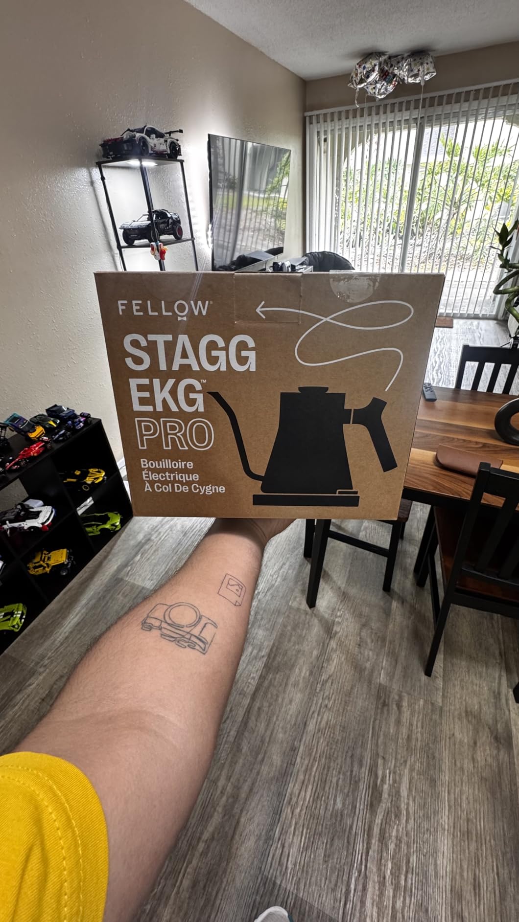 Fellow Stagg EKG Pro Gooseneck Electric Kettle, Brew Timer, 0.9 Liter | To-the-Degree Temp Control, Color LCD, Temp Hold, Stainless Steel, for Pour-Over Coffee & Tea, Quick Heating, Matte Black customer photo 1