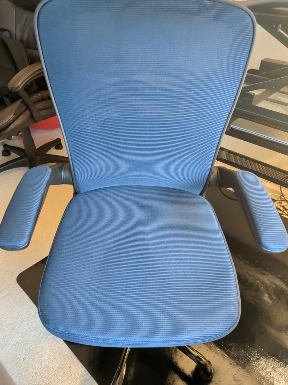 FelixKing Office Chair, Ergonomic Desk Chair Breathable Mesh Chairs Adjustable High Back Lumbar Support Flip-up Armrests, Executive Rolling Swivel Comfy Computer Chairs Home Office Black customer photo 2