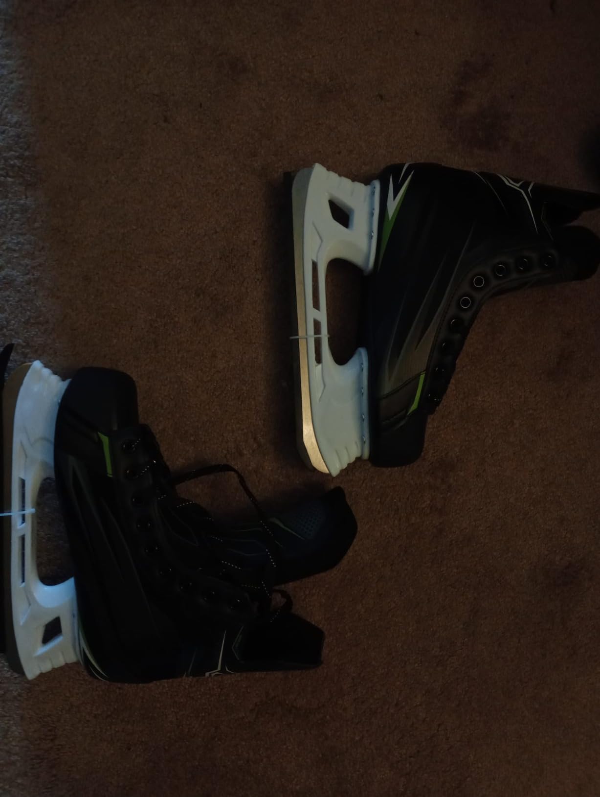 TronX Stryker Soft Boot Senior Men Boys Kids Ice Hockey Skates - All Adult and Junior Sizes - Great for Recreational Skating customer photo 1