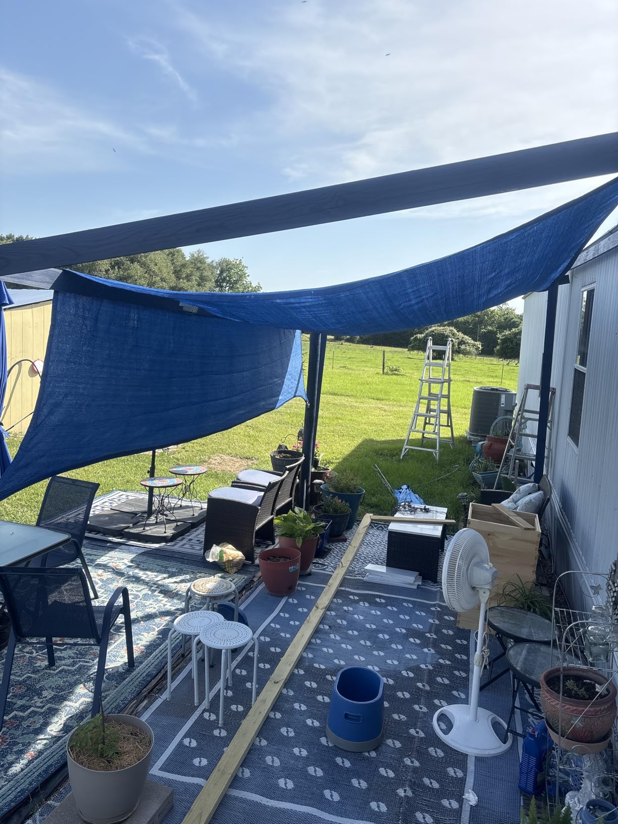 GORILLA GRIP Heavy Duty Sun Shade Sail for Outdoor Patio 12x16 FT Gray customer photo 2