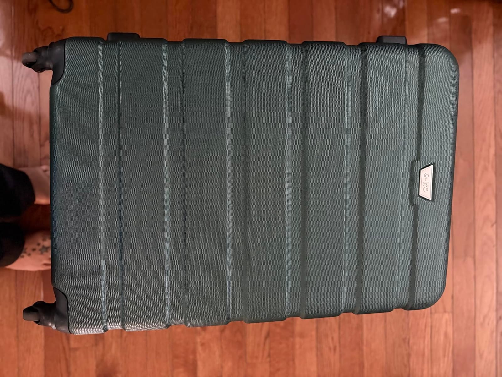 Coolife Luggage Set, Lightweight Durable Hardshell, 3 piece, Apricot White customer photo 1
