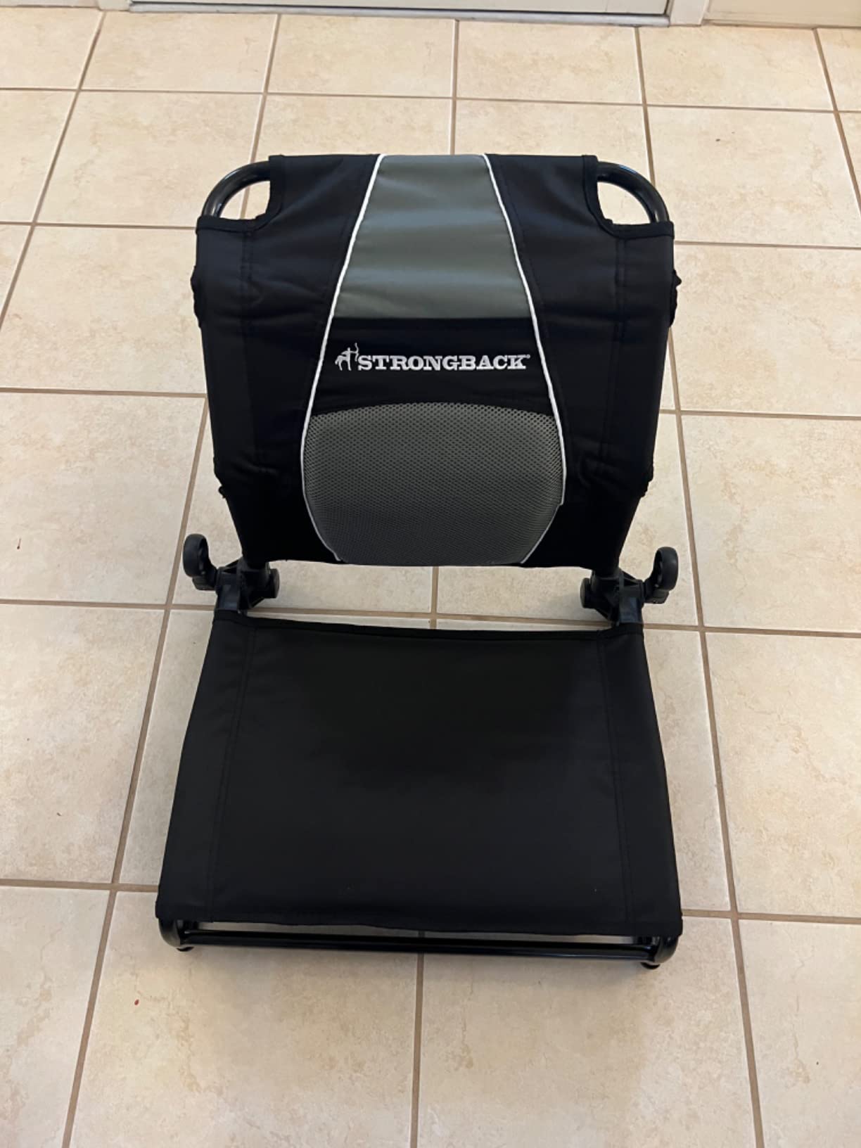 STRONGBACK Stadium Seat for Bleachers with Lumbar Support & Back Support, Ergonomic Design for All-Day Comfort customer photo 2