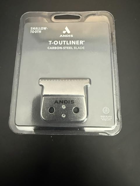 Andis 04780 Professional T-Outliner Beard & Hair Trimmer for Men | with Carbon Steel T-Blade, Bump Free Technology - Corded Electric Beard Trimmer, GTO, Grey customer photo 1