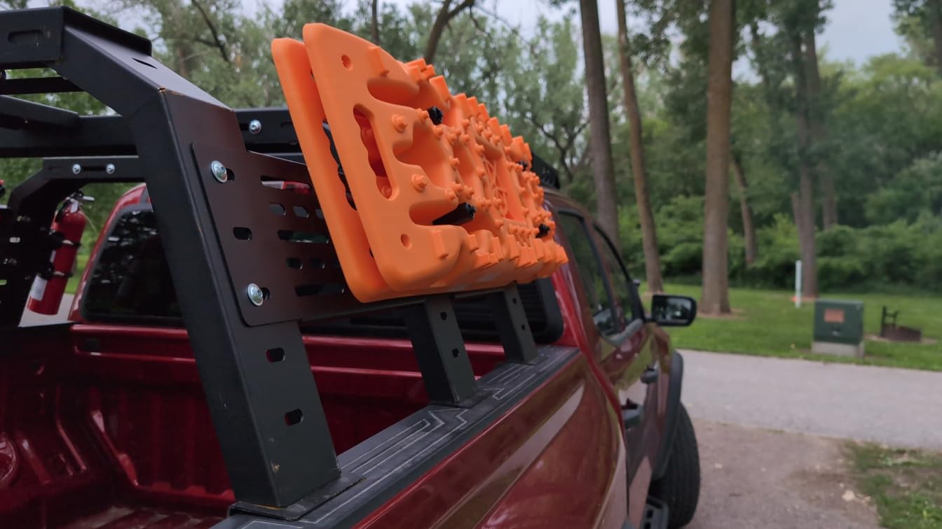 ALL-TOP Traction Boards with Build-in Jack Base, 2PCS Recovery Boards & Mounting Kit for Overlanding (4th Gen, Black) customer photo 1