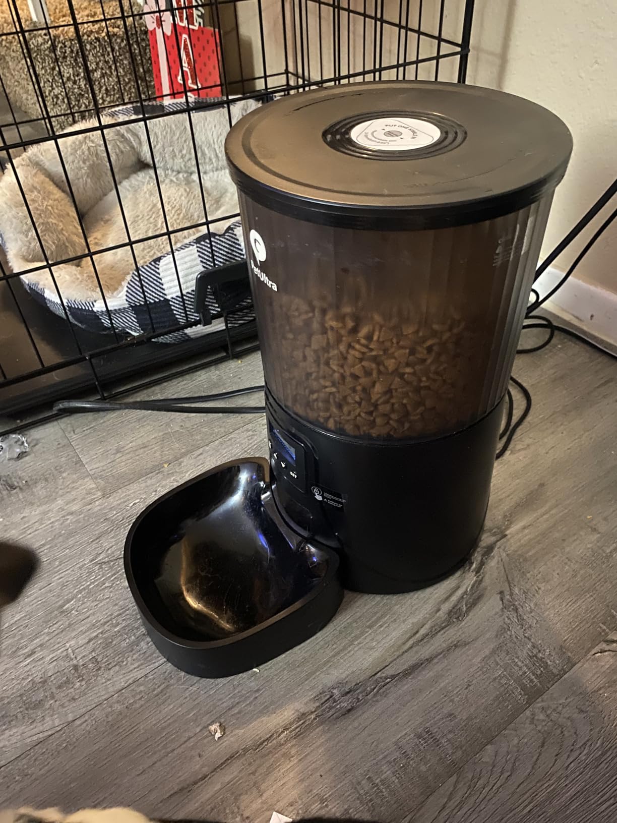 PETULTRA Automatic Cat Feeder: 4L Timed Cats Food Dispenser Programmable customer photo 1
