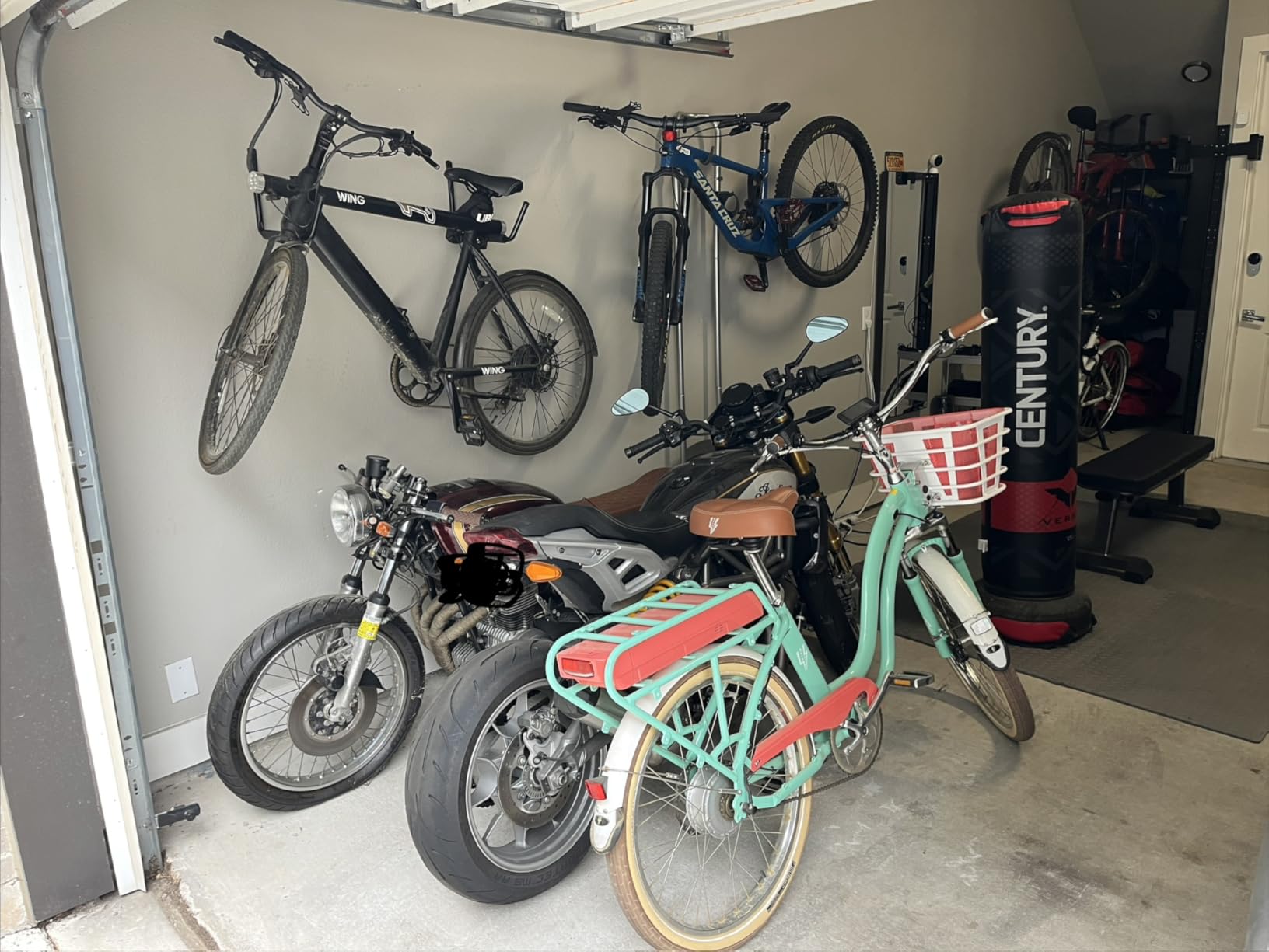 WALMANN Kayak Storage Rack, Wall Mount Kayak Hooks for 3 Kayaks | for Garage, Utility Storage Hangers for Canoe, Surfboard, Skiis, Snowboard, Paddle Board, Ladders, Holds up to 50 lbs customer photo 1