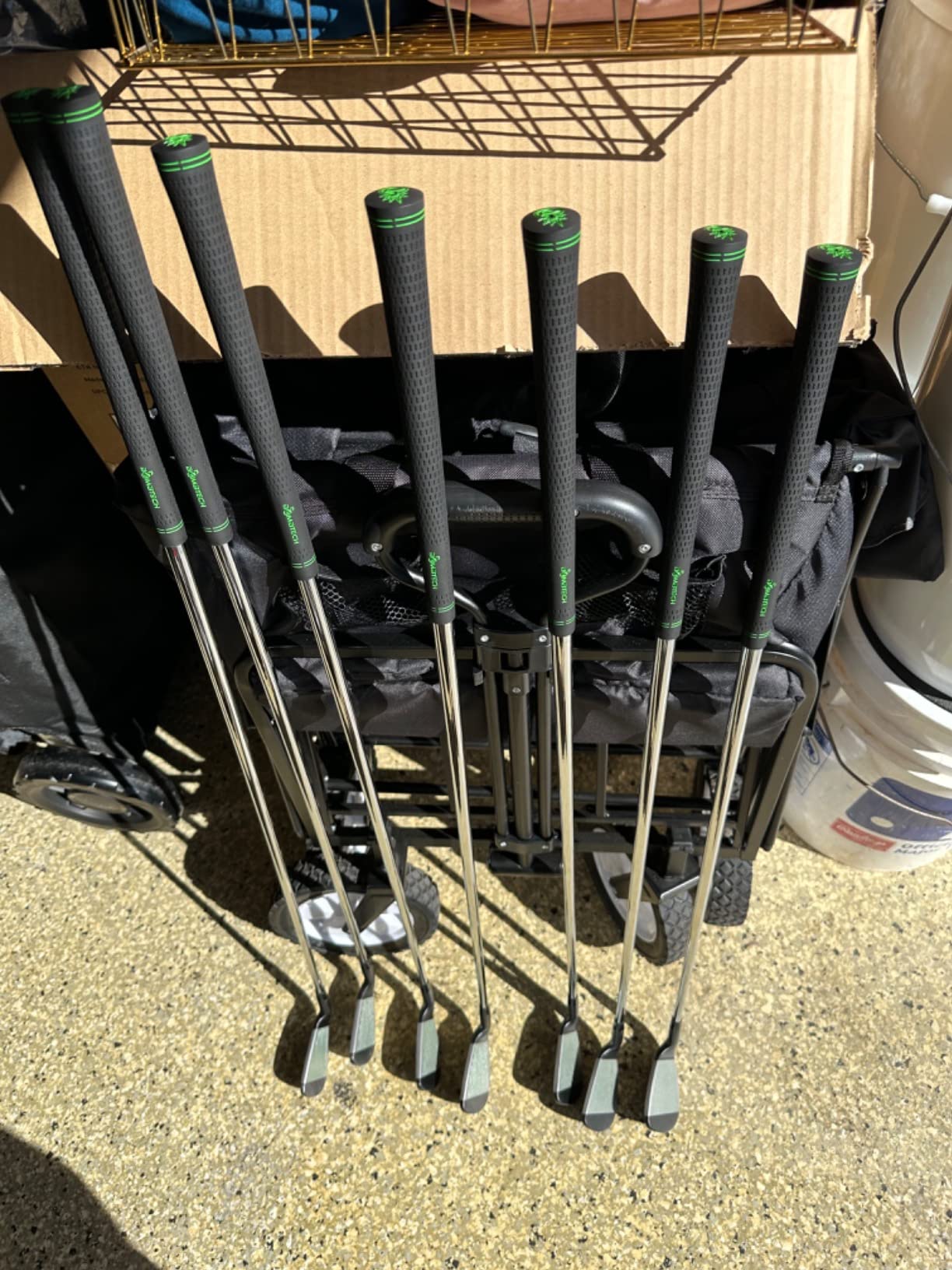 BombTech Golf 4.0 Right-Handed Iron Set, Includes 4, 5, 6, 7, 8, 9 & PW | Game Improvement Golf Iron Set customer photo 2