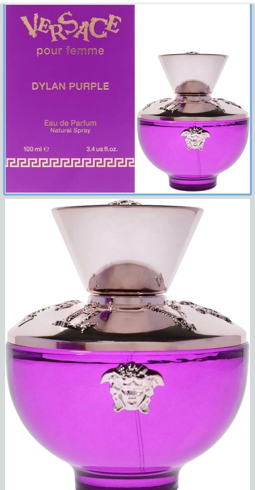 Versace Dylan Purple for Women 3.4 oz Eau de Parfum Spray customer photo 2