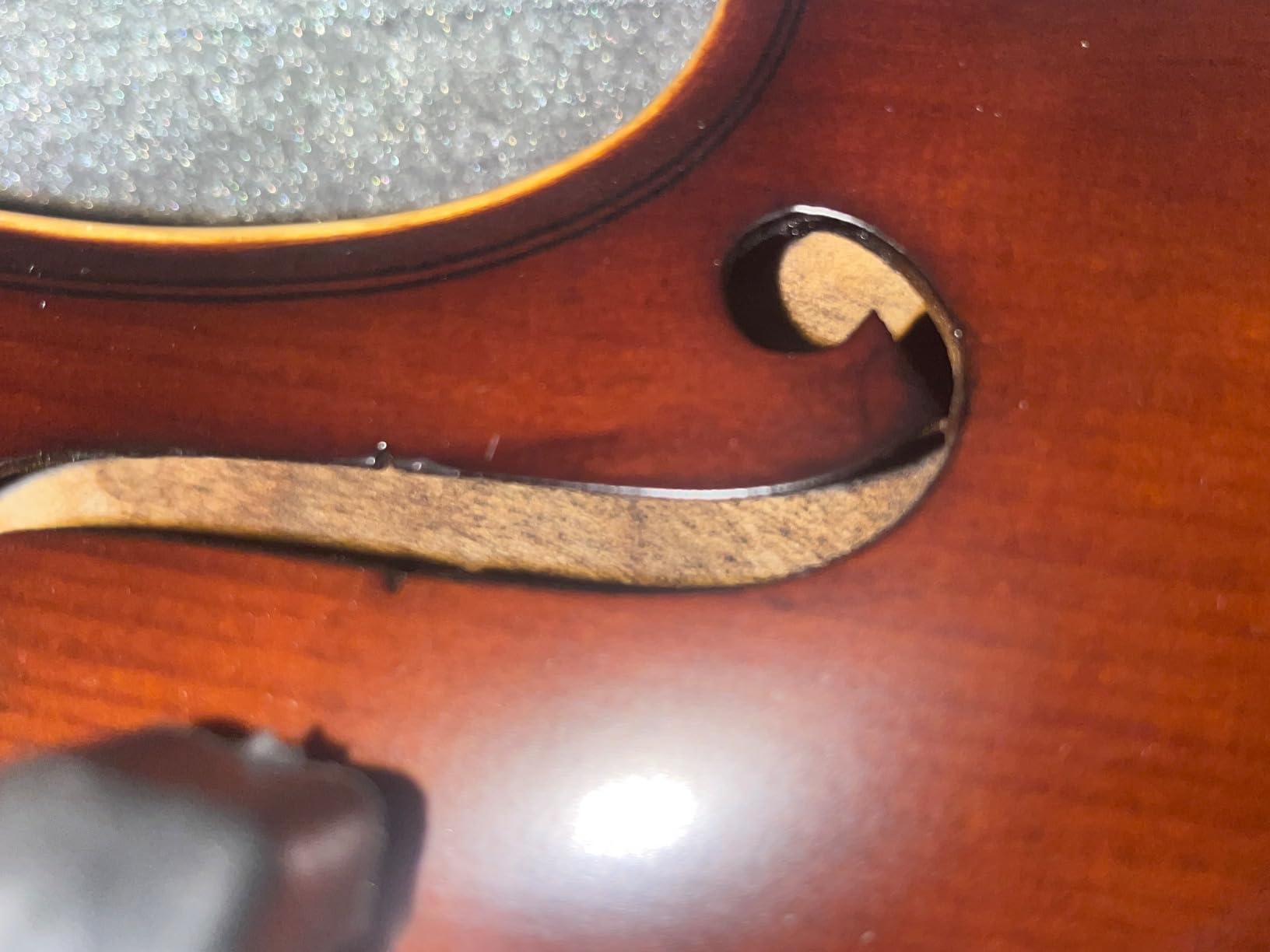 Vangoa 1/2 Acoustic Violin Fiddle Kit, Professional Solid Wood Violin, Spruce Top, Matched Unique Maple Wood Pattern, Premium Ebony Fitting, Beginner customer photo 1