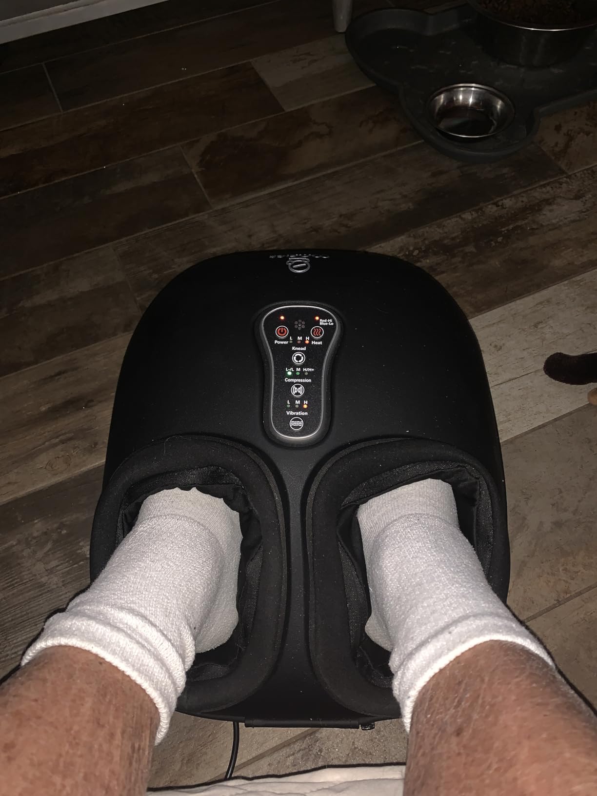 COMFIER 2026 Shiatsu Foot Massager with Fast Heat, Kneading Rolling Compression, Extra Vibration, FSA Eligible HSA Store, Plantar Fasciitis, Neuropathy Pain, Bigger Size 13IN, Gift for Men, Women customer photo 1