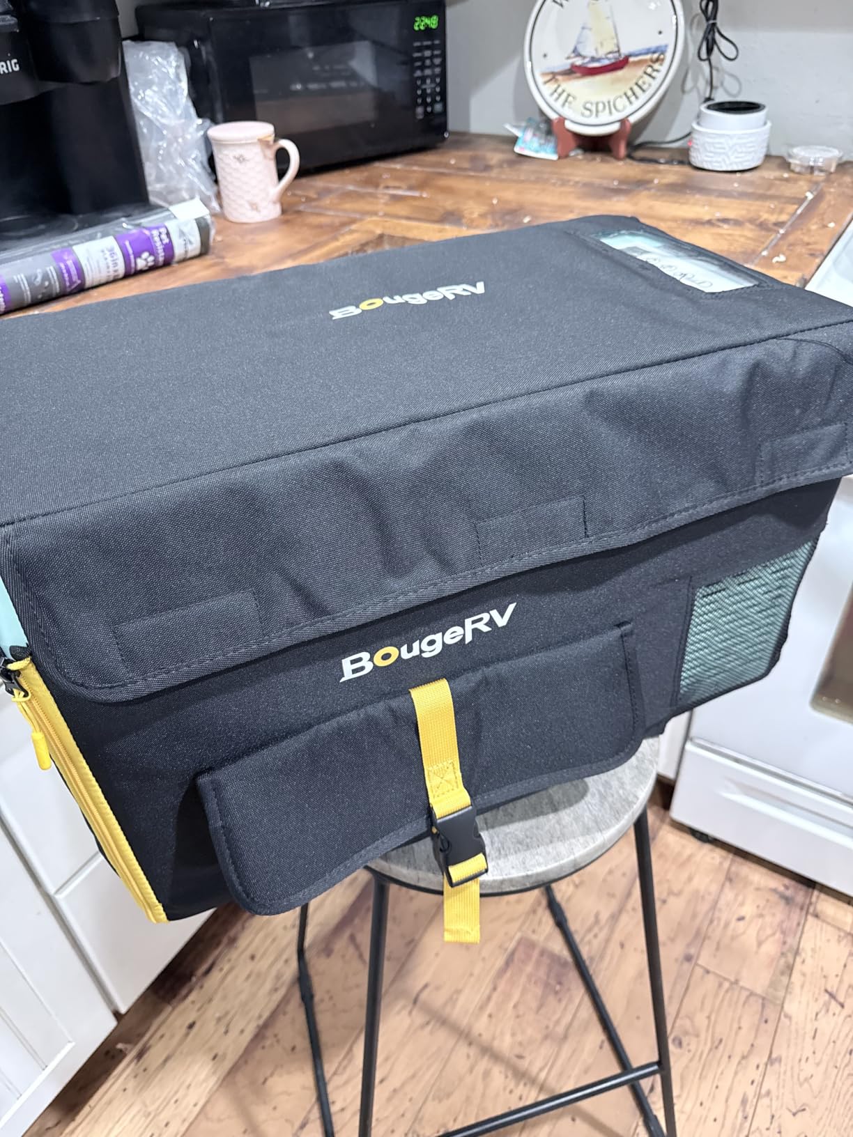 BougeRV 12v refrigerator 23 Quart, -8℉~50℉ Portable Freezer for Car, Black | No Ice Needed, Use as Fridge or Freezer, Fast 15-Min Cool to 32°F, 12/24V DC, 110V AC, Electric Cooler for Camping, Road Trip customer photo 2