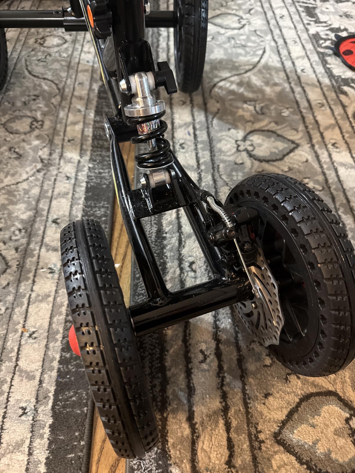 BlessReach Foldable All Terrain Knee Scooter for Adults for Foot Injuries | 300lbs Foldable Leg Knee Scooter, Disc Brake System, 13