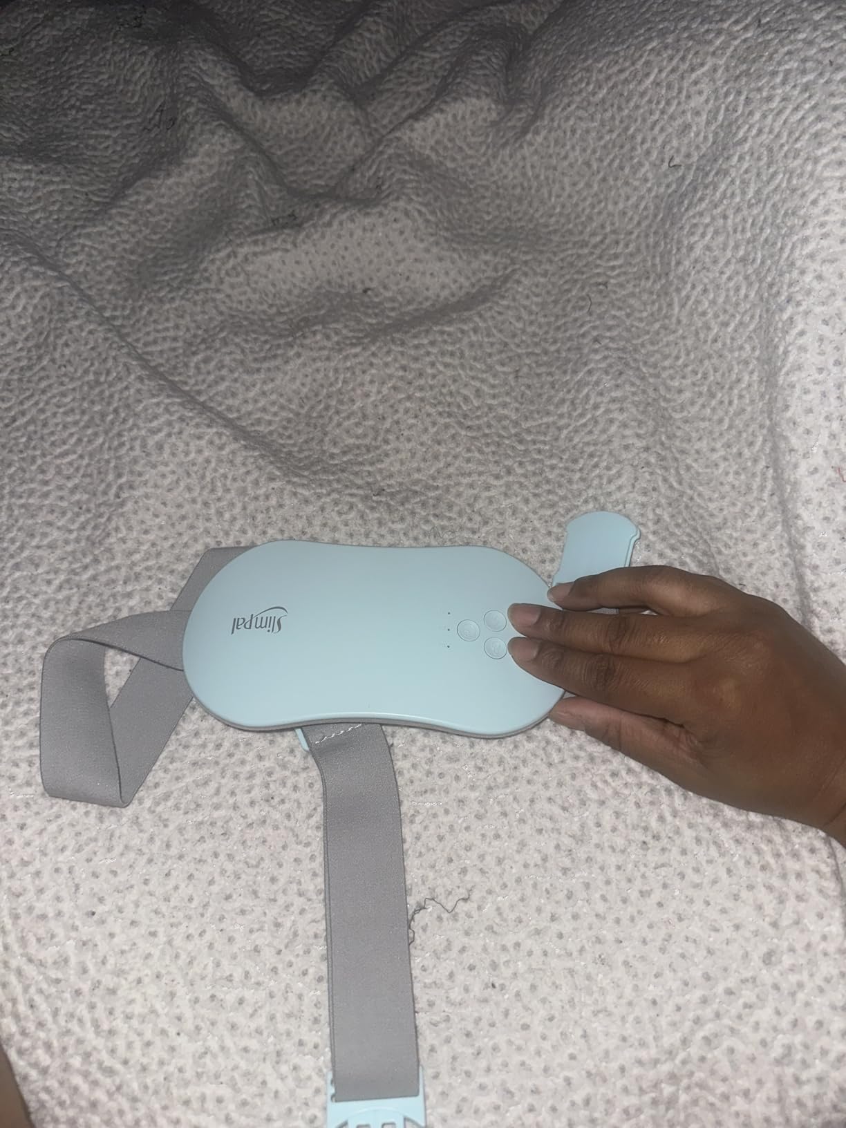 Slimpal Portable Heating Pad for Period Cramps, FSA Eligible HSA Heat Pad | Menstrual Electric Wearable Heat Belt for Menstrual Cramps Relief, Christmas Stocking Stuffers Gifts for Women Her Girl, Aqua customer photo 2
