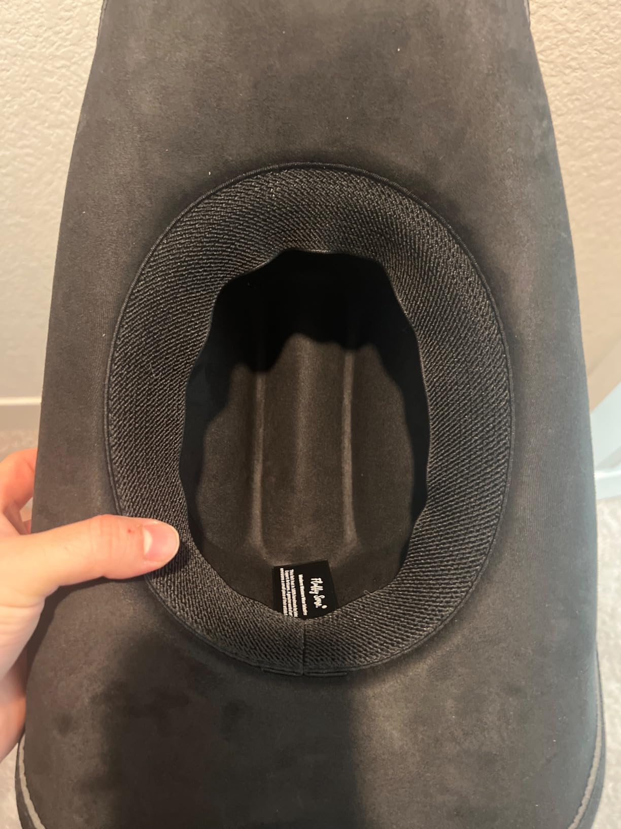 FLUFFY SENSE Cowboy Hat for Women and Men with Shapeable Wide Brim - Felt Cattleman Western Hats for Cowboys and Cowgirls customer photo 2