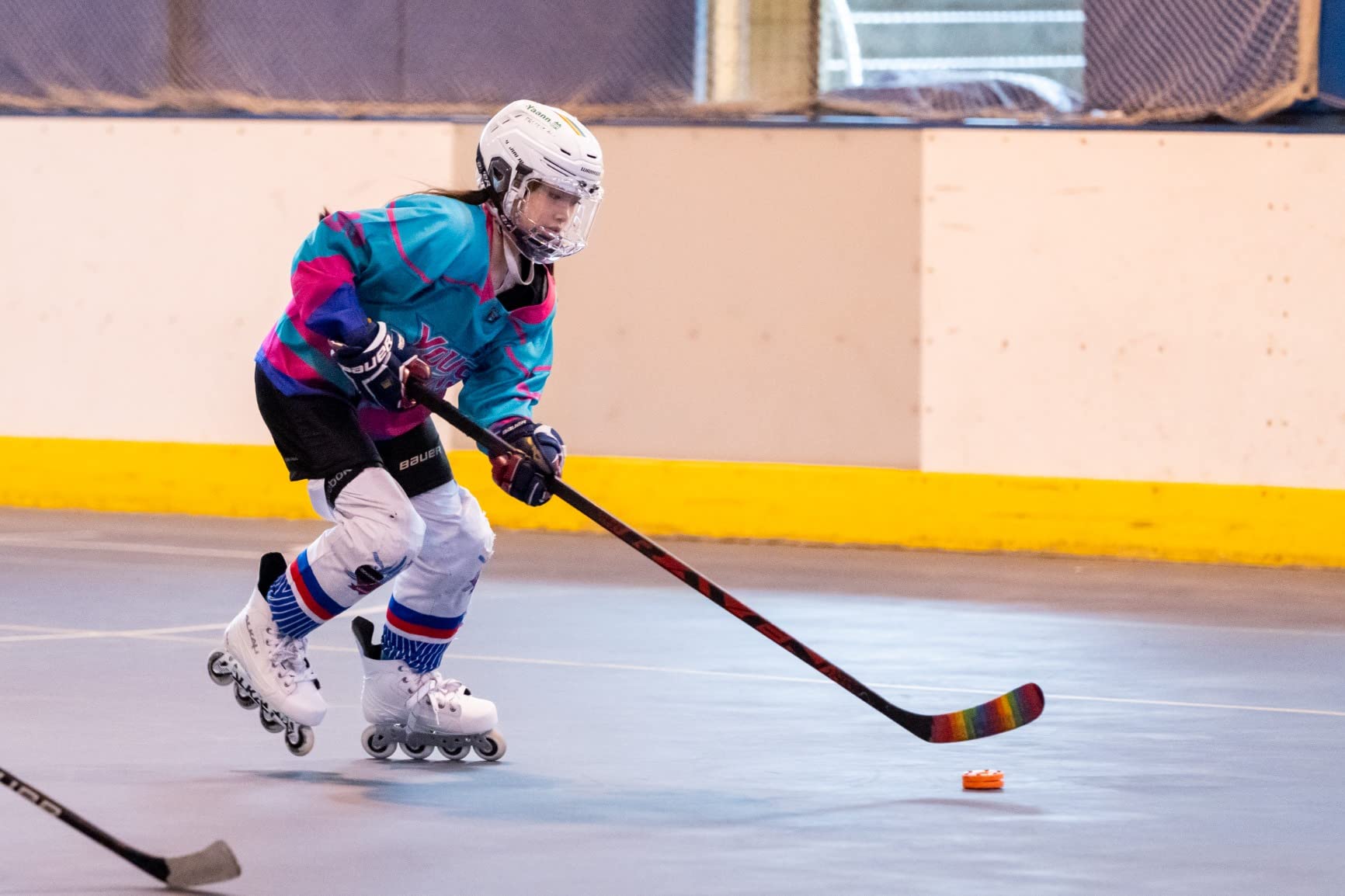 Alkali Cele III Senior Adult Junior Kids Inline Roller Hockey Skates customer photo 2