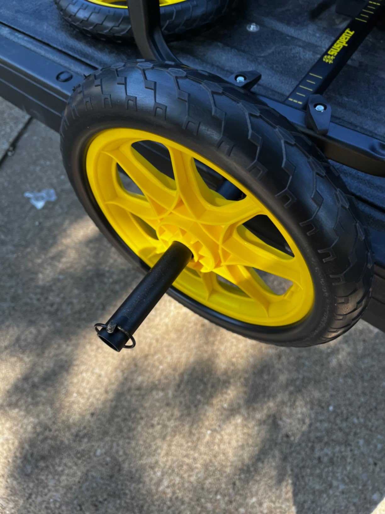 Suspenz Fishing Kayak Cart Trolley | Heavy Duty Canoe Carrier Trailer with Adjustable Bi-Directional Bunker Bars and Airless Wheels | Catch-All Universal Airless Cart (22-9909) customer photo 2
