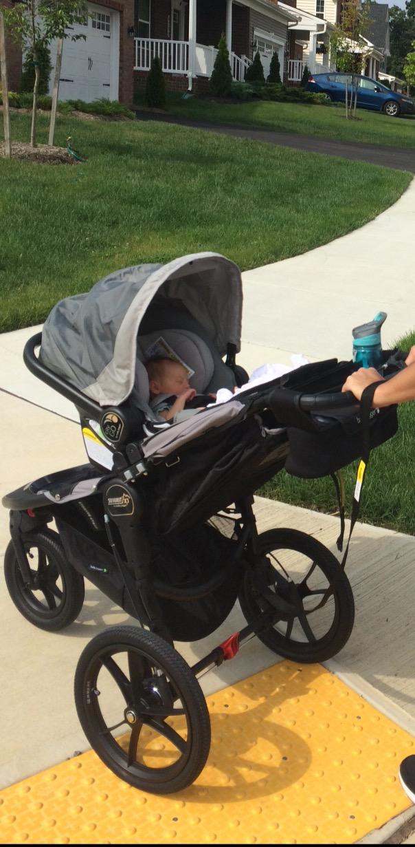 Baby Jogger Summit X3 Double Jogging Stroller, Side by Side Double Stroller with Smooth Ride for Walking/Jogging, Compact Fold, All-Terrain Air Filled Tires, and All-Wheel Suspension, Midnight Black customer photo 1