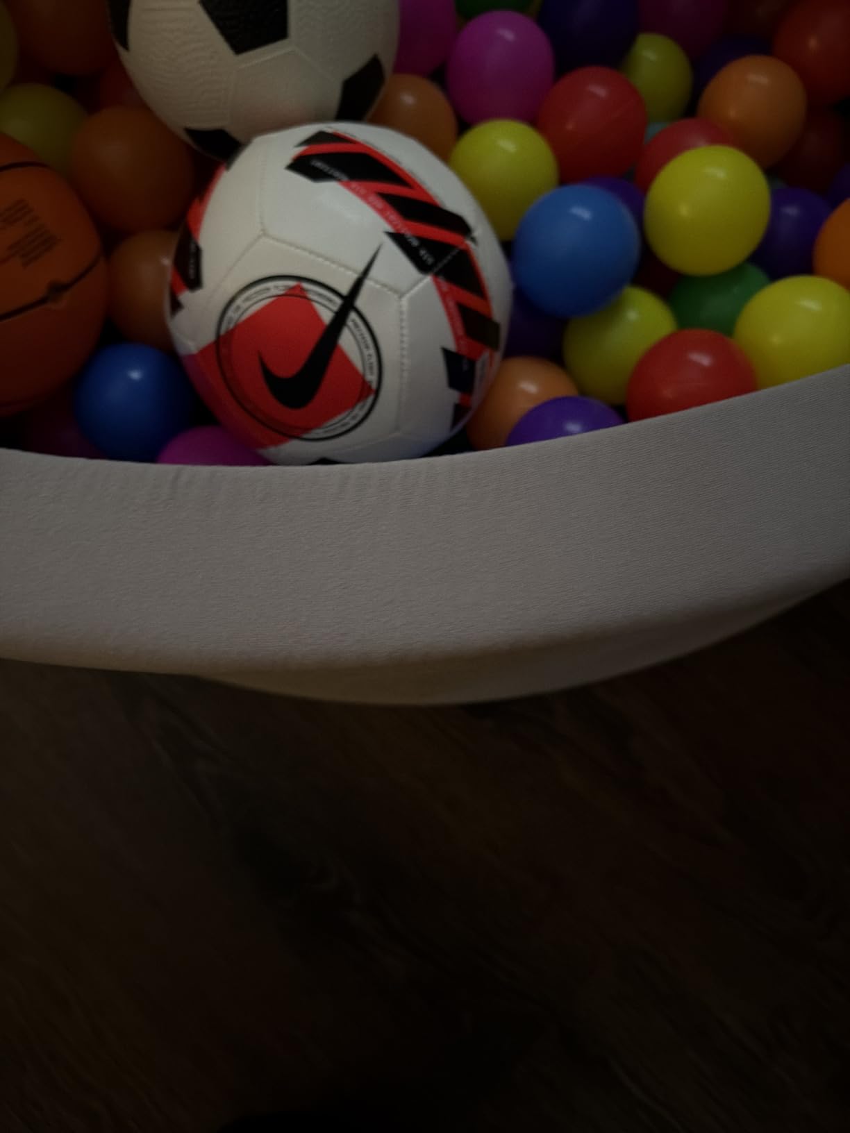 Wilwolfer Foam Ball Pit, Ball Pit for Toddlers, Gray, NO Balls | 33.5