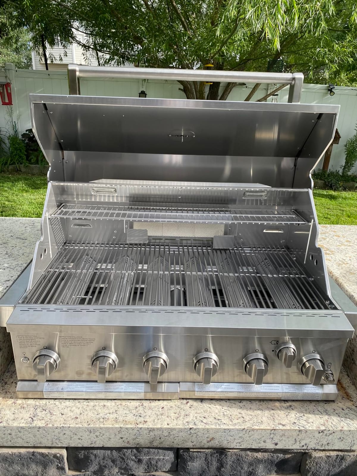 SPIRE 30 Inch Built-In 5 Burner Dual Fuel Grill, All 304 Stainless Steel Body, 63000 BTU, 904 Sq In Cooking Space customer photo 1