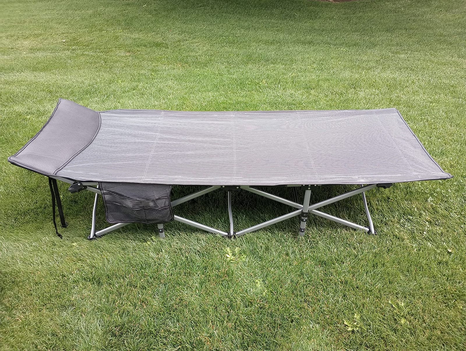 ABORON Extra Wide 28-Inch Folding Camping Cot for Adults with Mattress customer photo 1