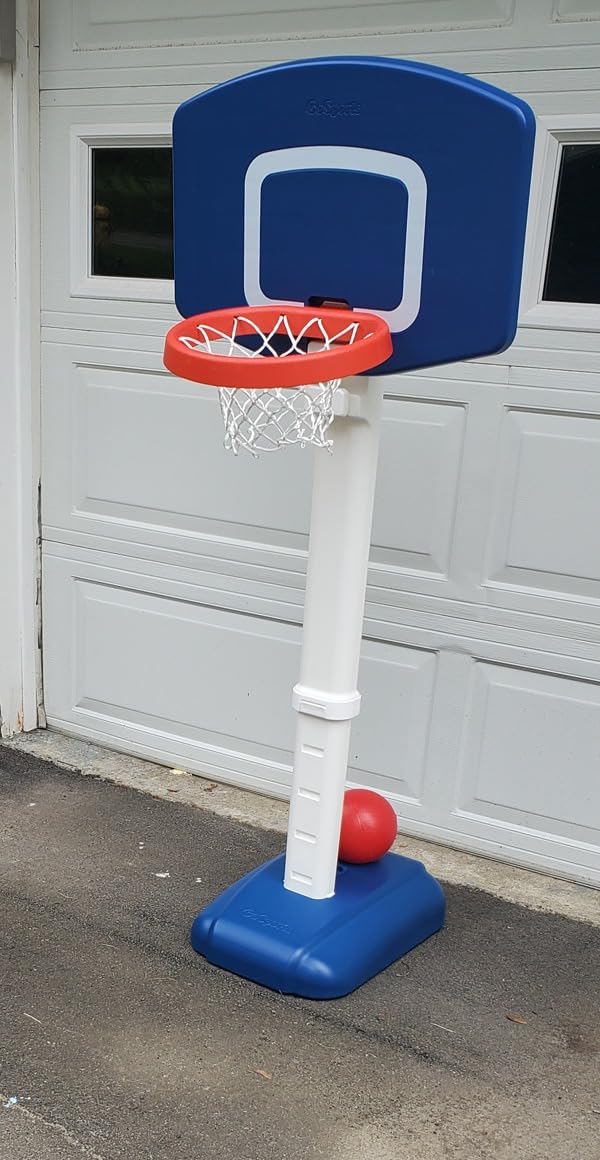 GoSports Tot Shot Toddler Basketball Set - Kids Indoor & Outdoor Toy Hoop with Adjustable Height customer photo 1