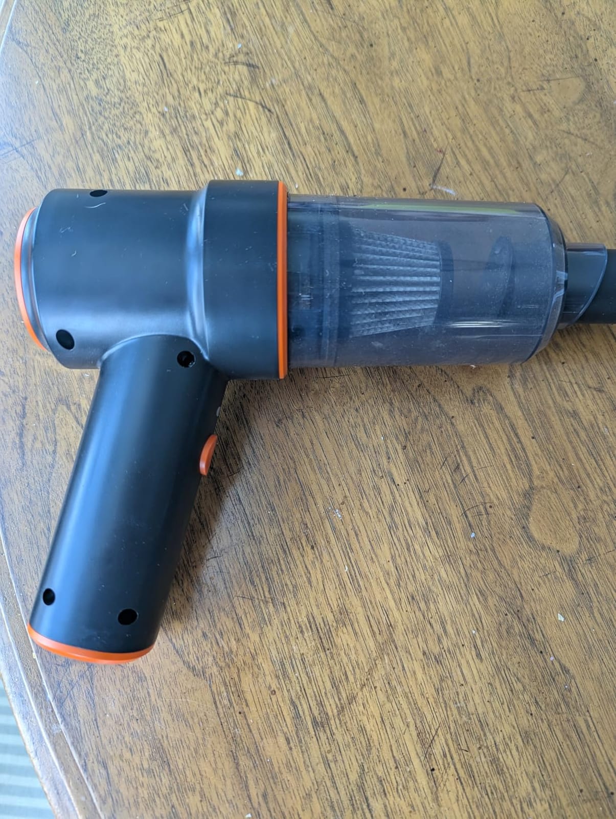 KMM Handheld Car Vacuum Cleaner, Hand Held Vacuum Cleaner and Air Duster | 9000PA Strong Suction, Cordless, 120W High Power, Multi-Nozzles & LED Light, for Home, Car, Office, Pet customer photo 1