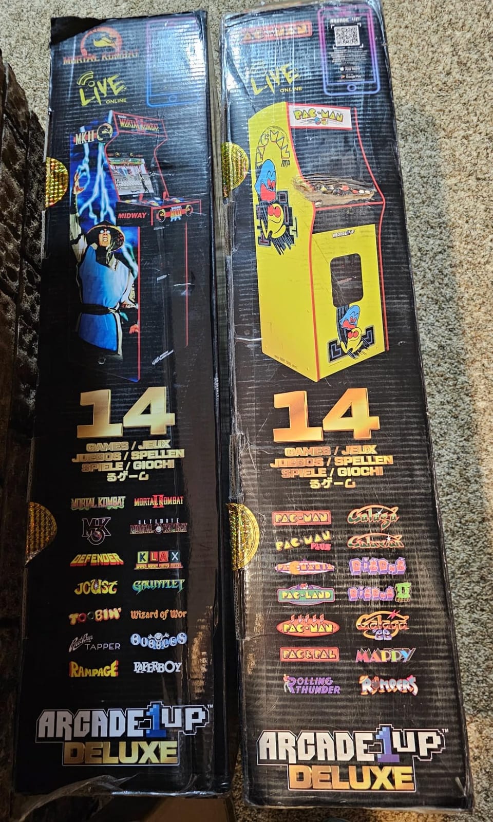 ARCADE1UP Mortal Kombat II Deluxe Arcade Machine, 14 Games | Gaming Cabinet with Real Feel Joysticks and Buttons, 17-Inch Color Screen customer photo 2