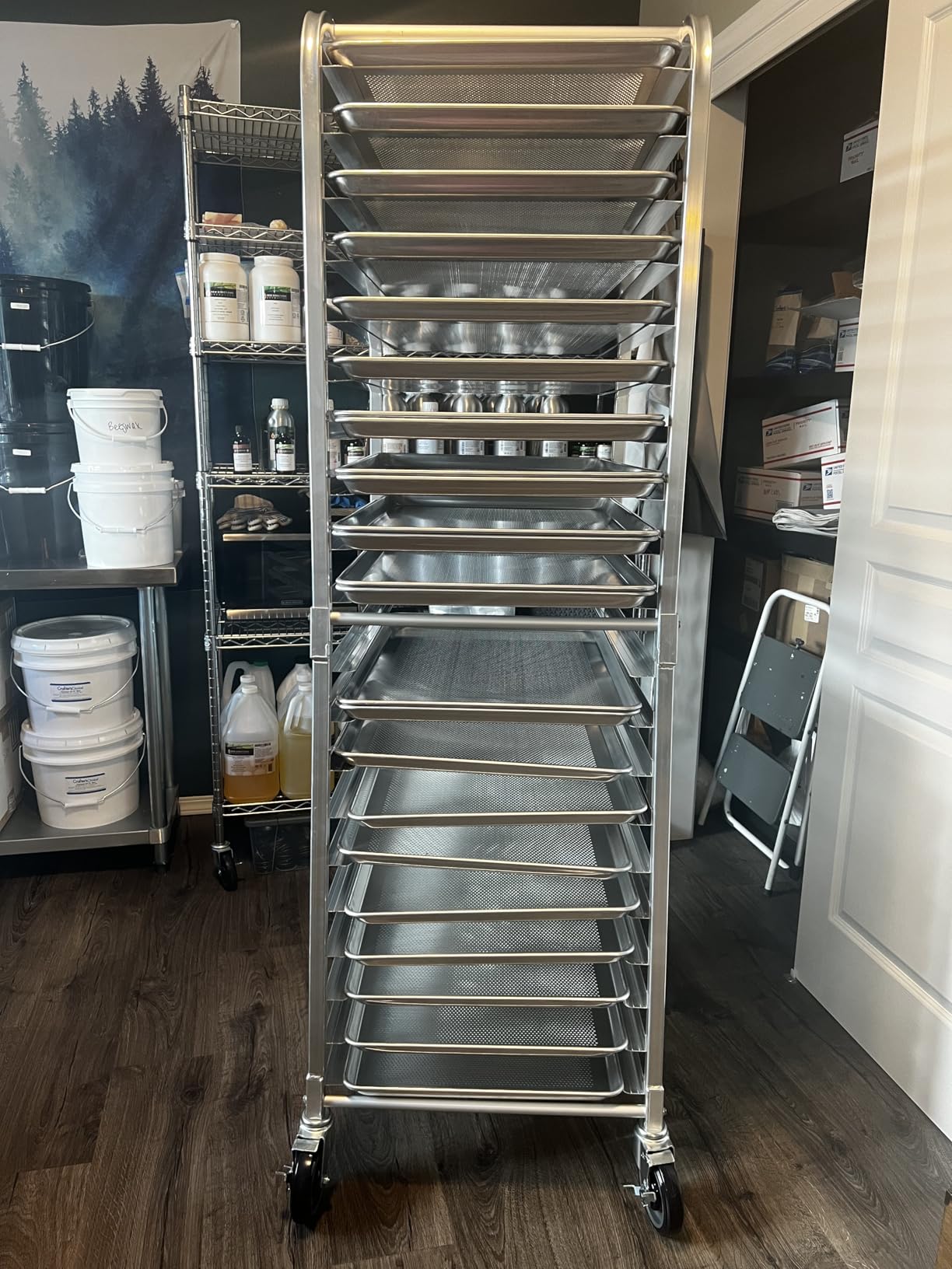 HARDURA 20 Tier Bun Pan Rack, 20