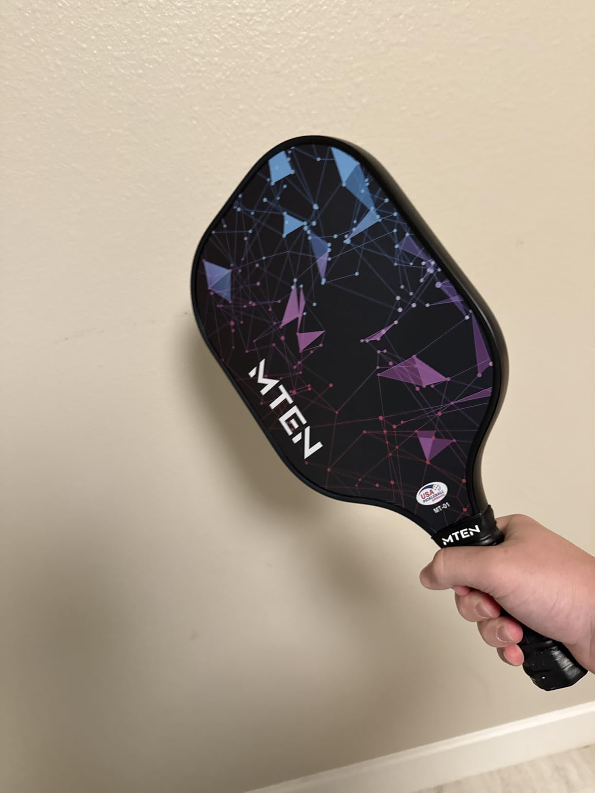 MTEN Pickleball Paddles Set of 2/4/1, USAPA Approved Fiberglass Rackets | Lightweight Set for Men, Women, Beginners & Intermediate customer photo 1
