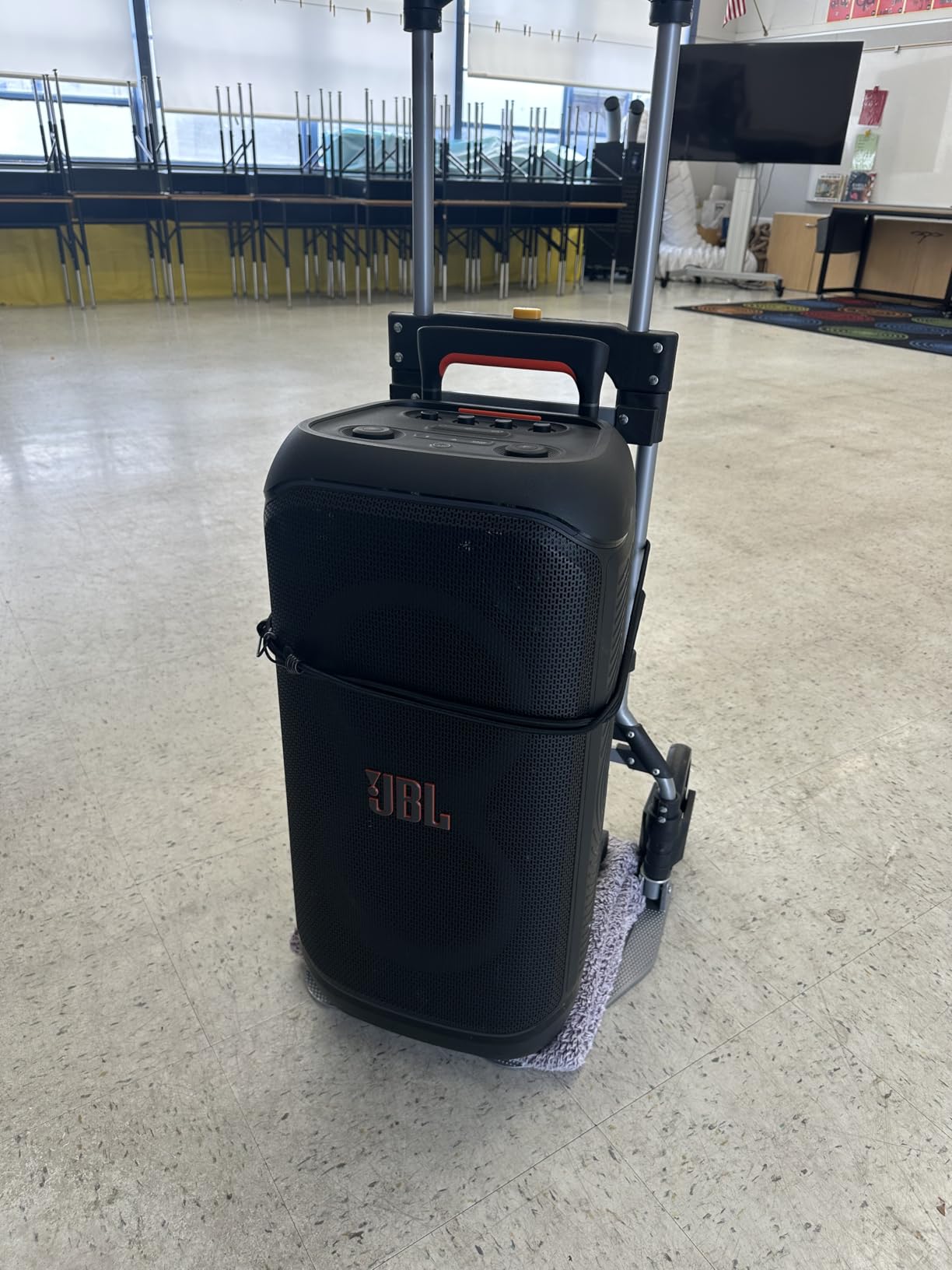 330 LB Capacity Folding Hand Truck Dolly Cart, Portable Aluminum Dolly Cart with Telescoping Handle and Rubber Wheels for Moving,Shopping,Travel,Office Use customer photo 1