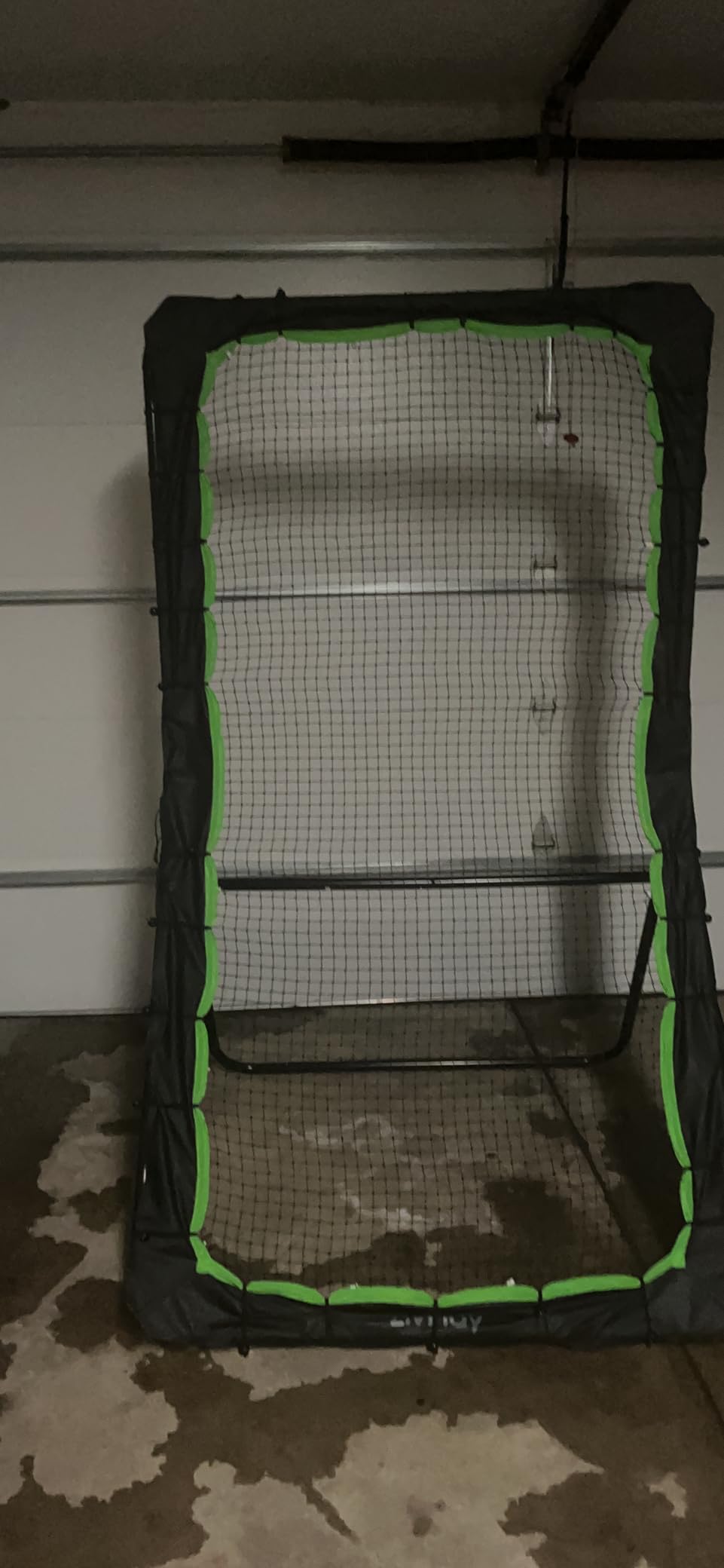 Lacrosse Rebounder for Backyard Lacrosse Bounce Back Net for Lax Practice | 7x4 Ft Lacrosse Trainer Net with Five Rebound Angles Includes Neon Target Strap and Ground Stakes customer photo 2