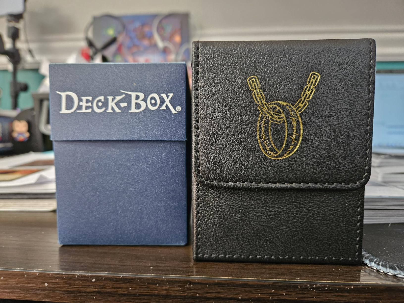 ZLCA MTG Deck Box Holds 120+ Single Sleeved Cards Commander Deck Box, Magnetic Card Storage Box for Magic the Gathering TCG CCG (Black) customer photo 2