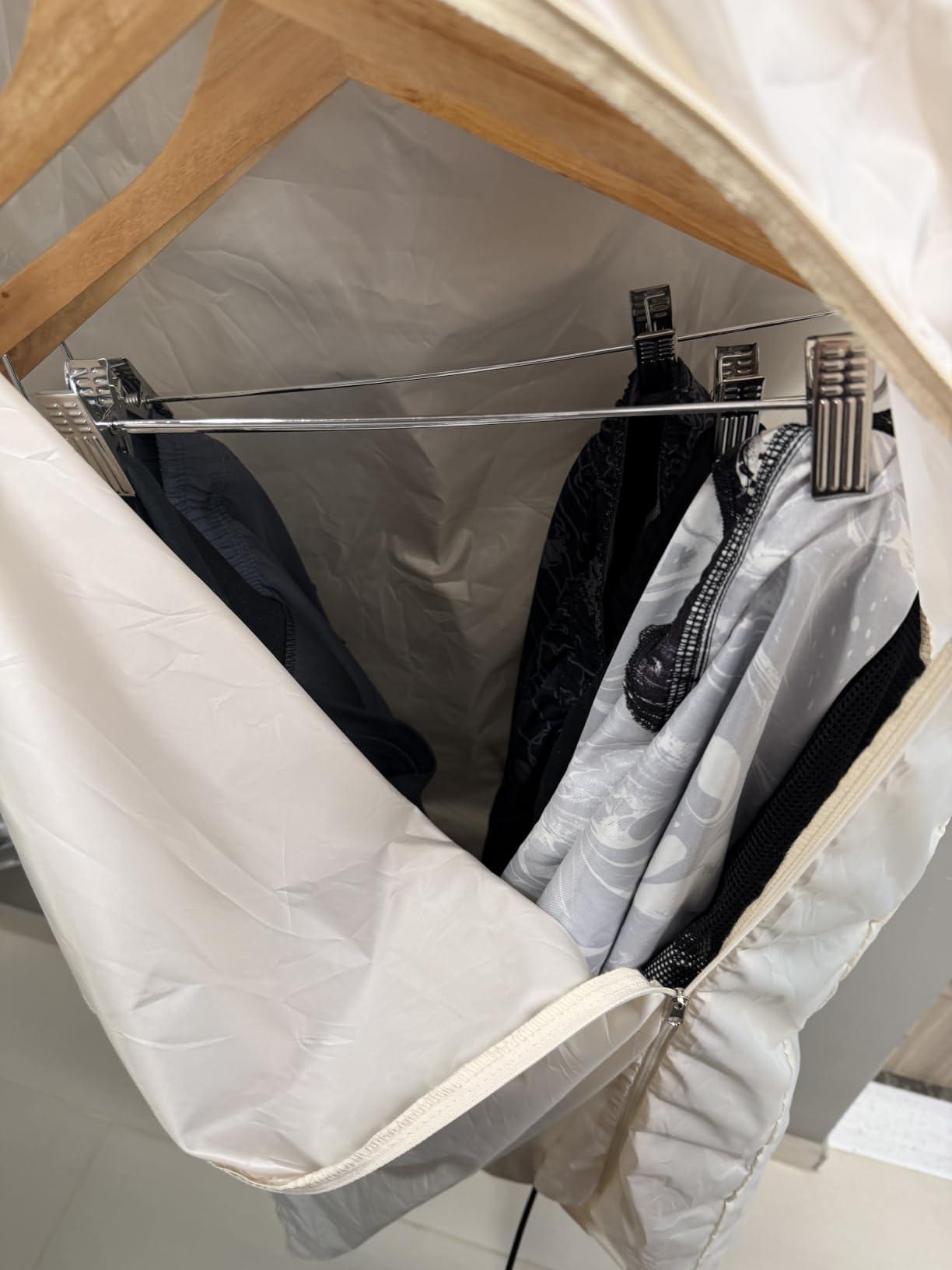 MOJOCO Portable Clothes Dryer - 600W Compact Dryer for Apartment, Travel customer photo 1