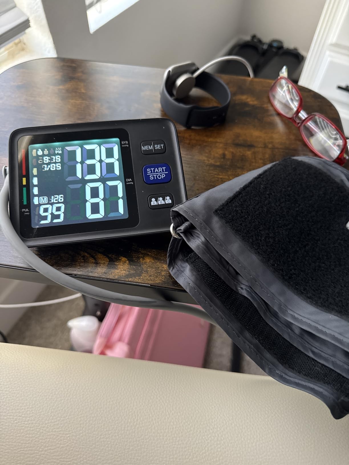Blood Pressure Machine Upper Arm, 3 Size Cuffs, S, M/L and XL, Small 7