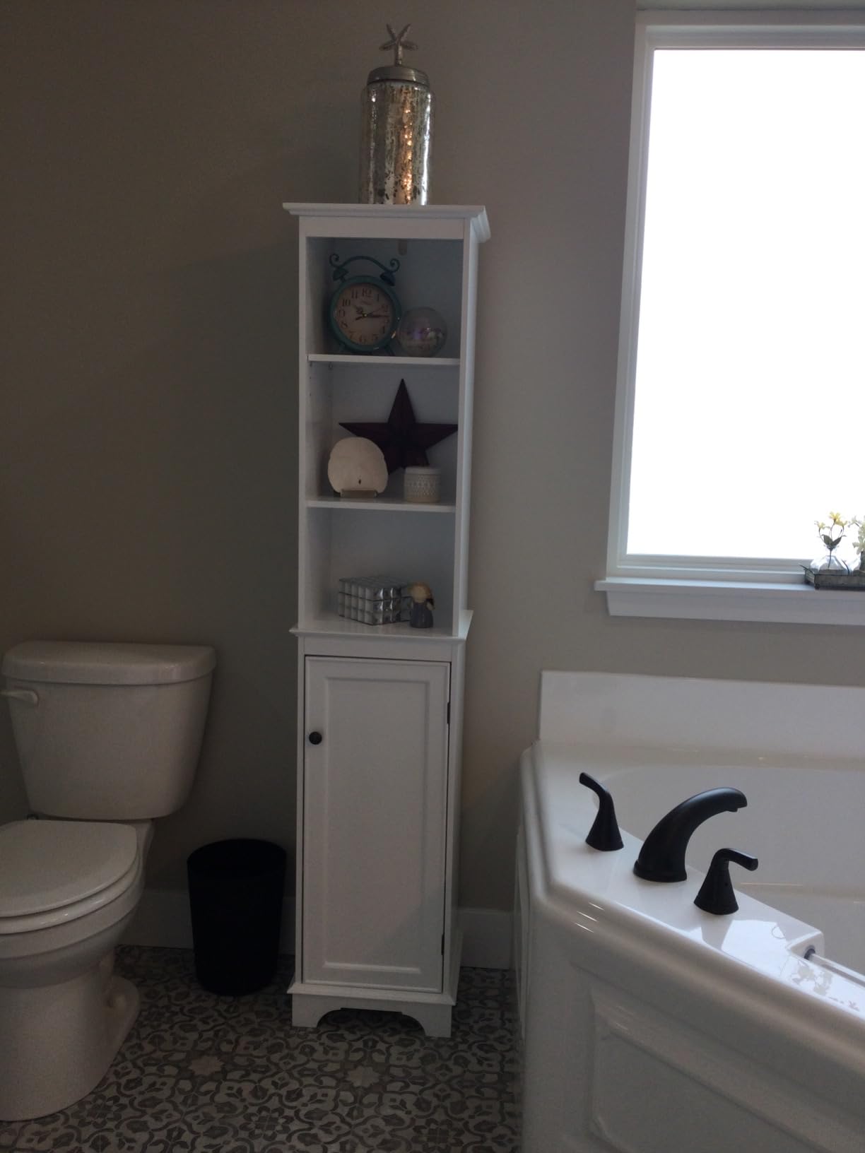 Spirich Small Medicine Cabinet, Bathroom Wall Cabinet Over Toilet, White | FSC-Certified MDF, Single Door, Adjustable Shelf, Compact Hidden Storage for Bathroom, Kitchen or Laundry customer photo 2