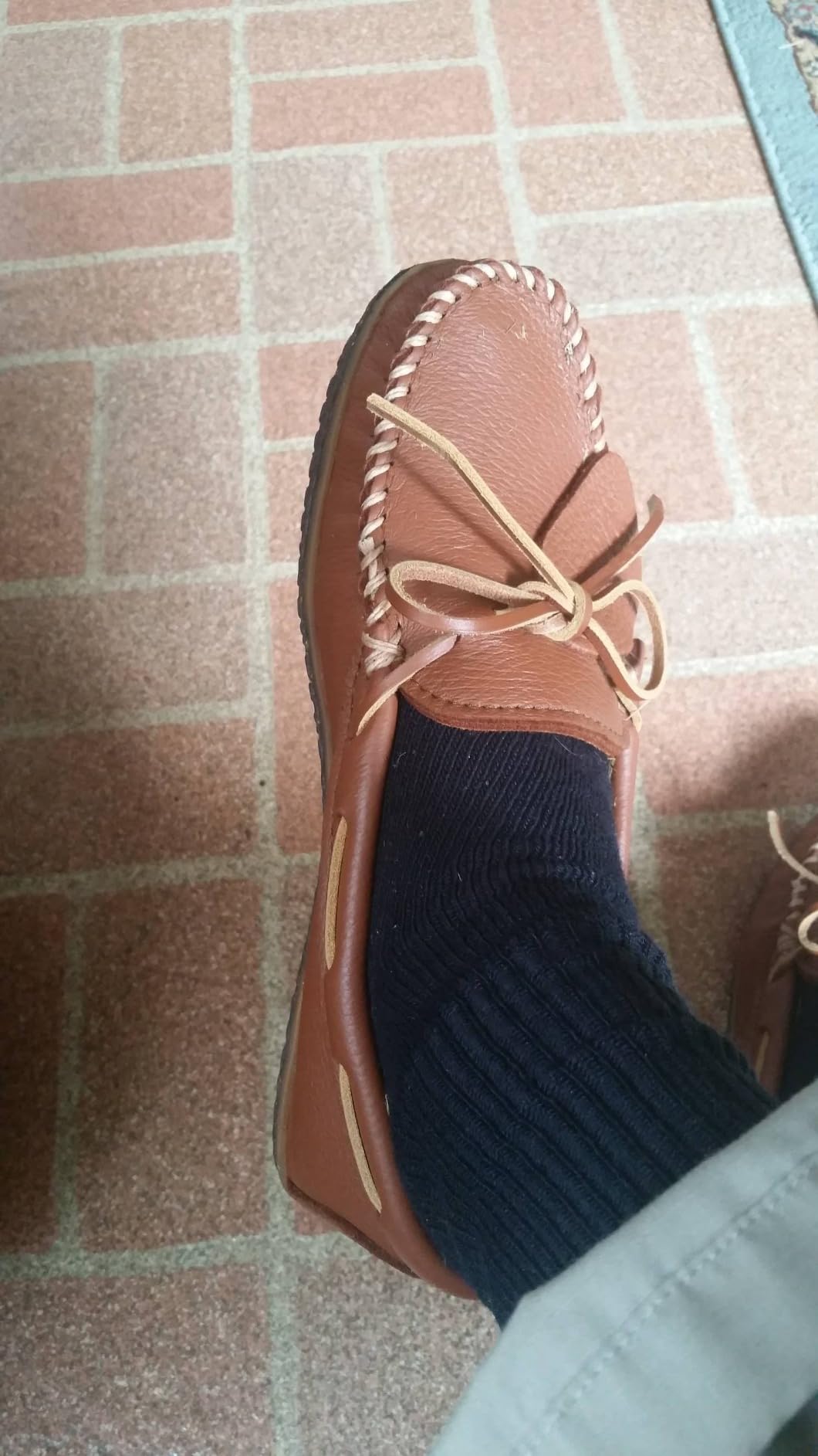 Minnetonka Men's Moosehide Tread Moccasins customer photo 1