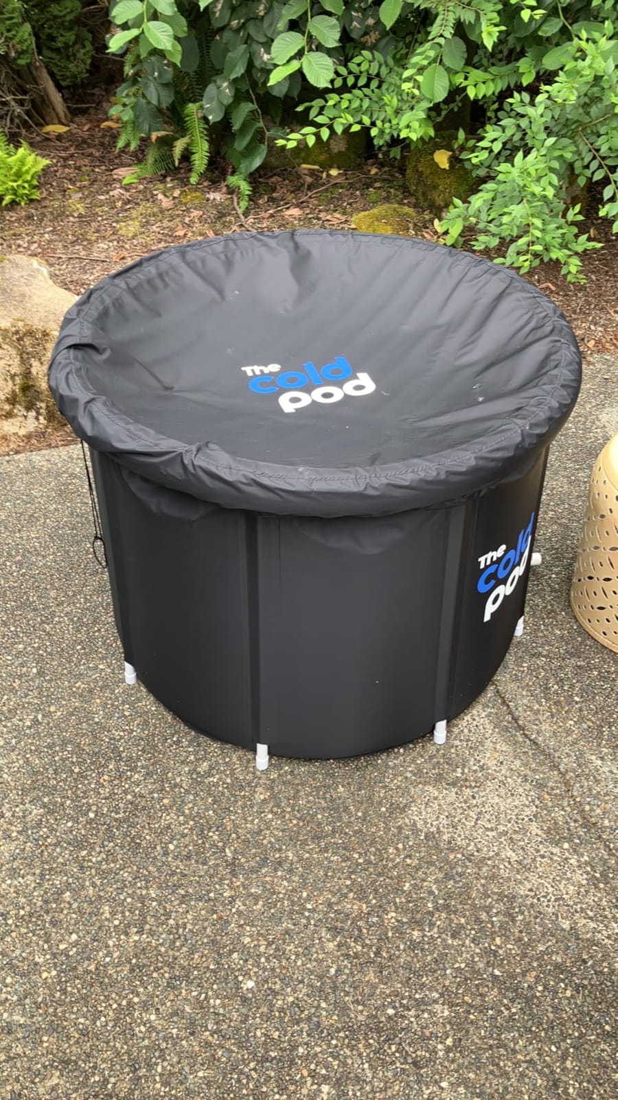 The Cold Pod Ice Bath Tub for Athletes XL: Cold Plunge Tub Outdoor with Cover, 116 Gallons Portable Ice Bath Cold Water Therapy Plunge Pool, Large Ice Tub for Cold Dippers at Home customer photo 2