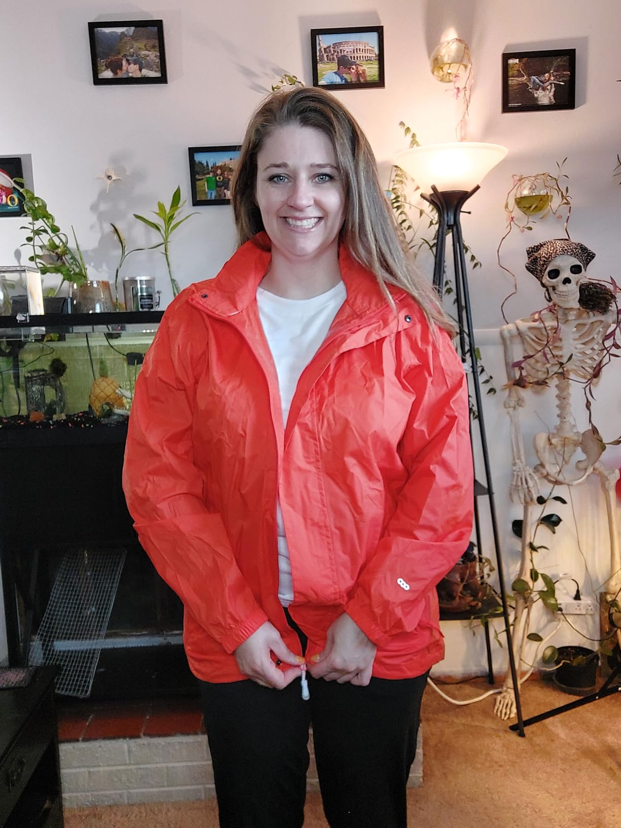 33,000ft Men's Packable Rain Jacket Lightweight Waterproof Golf Raincoat customer photo 2