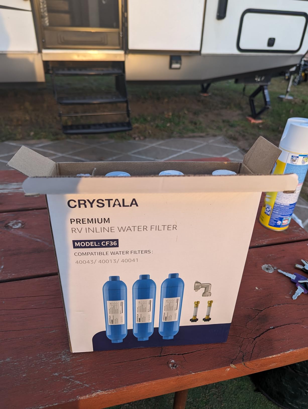 Crystala Filters RV/Marine Inline Filter with 2 Flexible Hose 3-Pack | Greatly Reduces Bad Taste, Odors, Chlorine and Sediment in Drinking Water customer photo 1