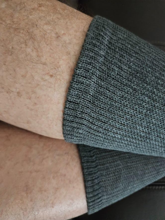 Doctor's Select Crew Diabetic Socks for Men - 4 Pairs | Neuropathy Socks for Swollen Feet, Smooth Toe Seams, Breathable, Stretchy, Moisture-Wicking, Stay-Up Fit, Secure Fit customer photo 2