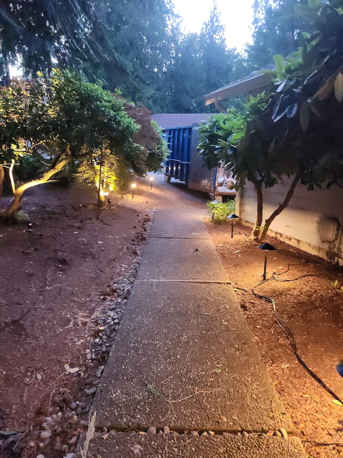 SUNVIE LED Low Voltage Landscape Lighting 12V Landscape Lighting Kit with Connectors, Low Voltage Pathway Lights with Spotlights Aluminum Pathway Lights Wired Waterproof for Patio Yard Garden, 12 Pack customer photo 2