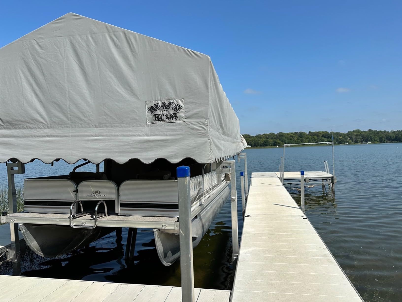 Heavy Duty Pontoon Boat Ladder, 316 Stainless Steel 4 Step Folding Ladder | Telescoping, Rear Entry Inboard, All Welded Reinforce, Wide Steps, Strong Handrails, Inboard Ladder, Dock Swim Deck Ladder customer photo 1